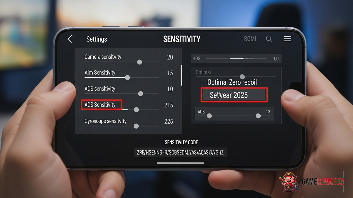 BGMI Zero Recoil Sensitivity Code 2025